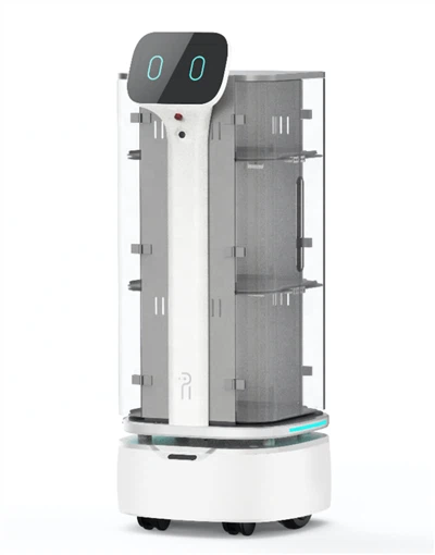 Ρομπότ παράδοσης φαγητού σε εστιατόριο